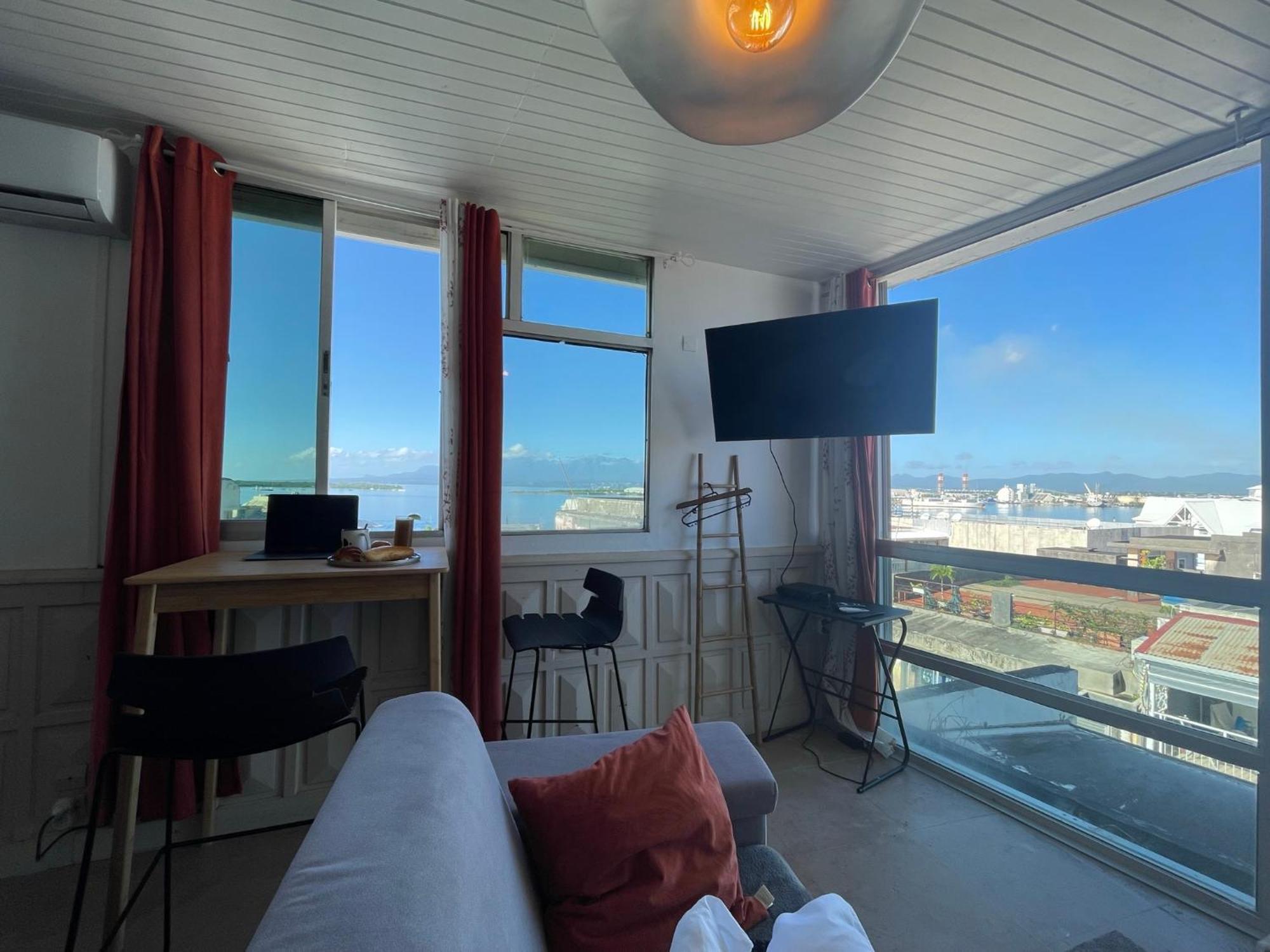 Apartamento Penthouse Seaside 10 Min Port, Croisiere Et Aeroport Pointe-à-Pitre Exterior foto